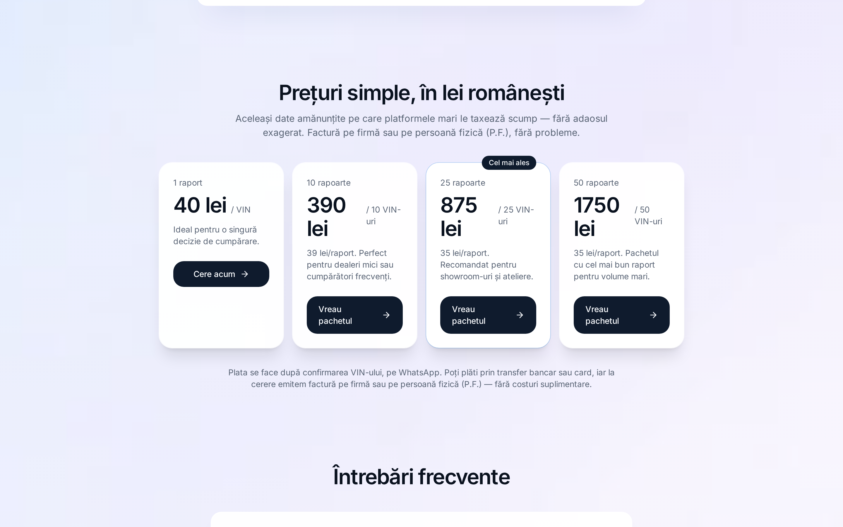 Pricing